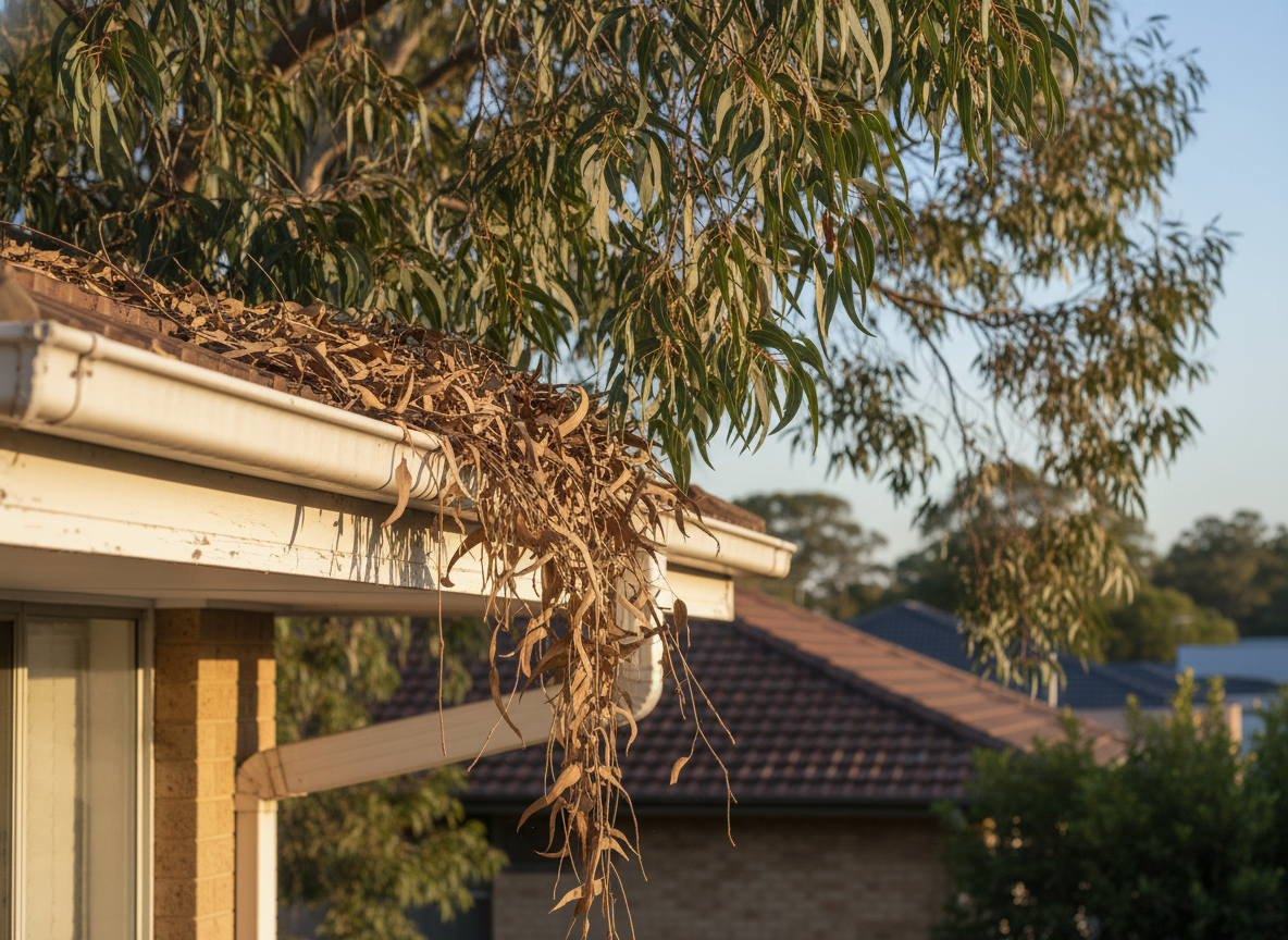 Gutter rust on older Colorbond systems